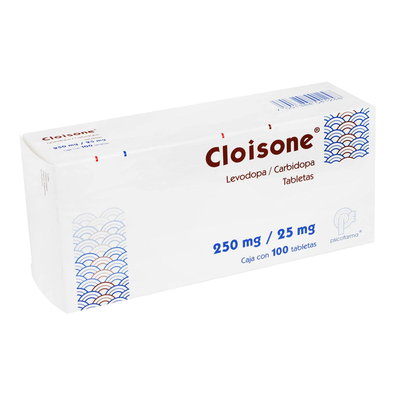 Cloisone 250Mg/25Mg Con 100 Tabletas (Levodopa/Carbidopa) - WeCare Pharma