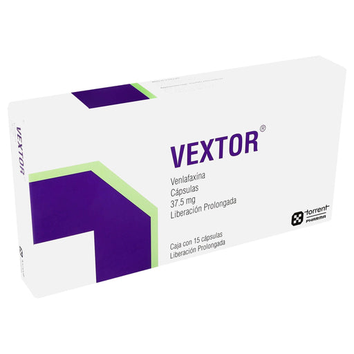 Vextor 37.5Mg Con 15 Capsulas (Venlafaxina) - WeCare Pharma
