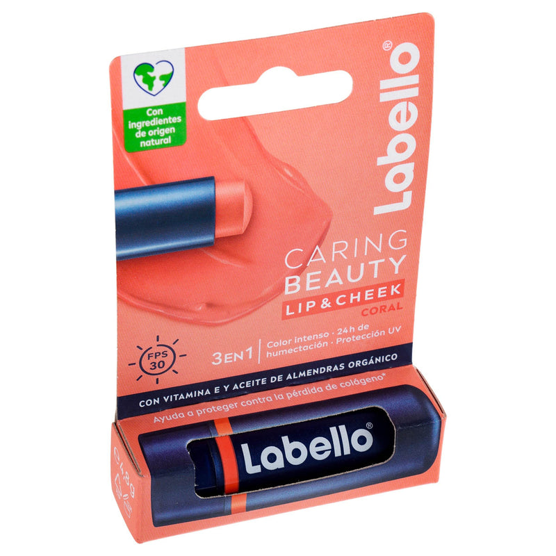 Labello Caring Beauty Coral 4.8G - WeCare Pharma