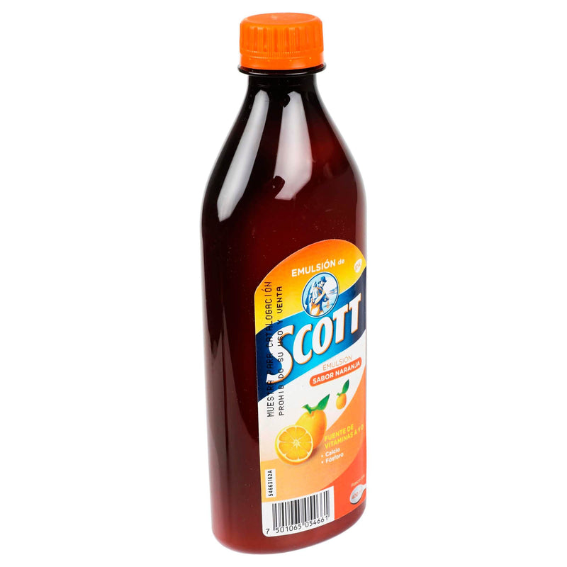 Emulsion Scoott Frasco 400Ml Naranja (Vitaminas/Minerales) - WeCare Pharma