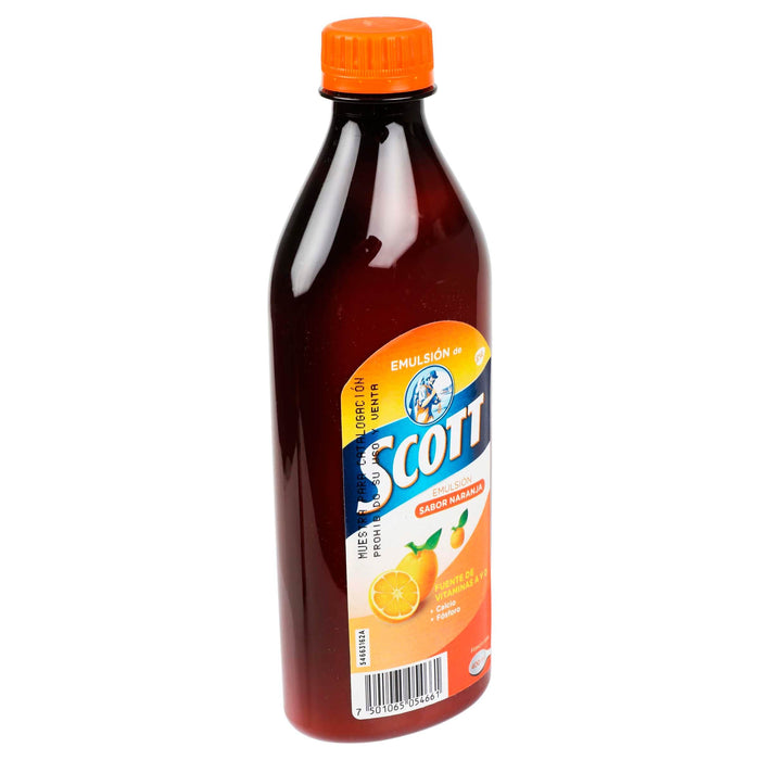 Emulsion Scoott Frasco 400Ml Naranja (Vitaminas/Minerales) - WeCare Pharma