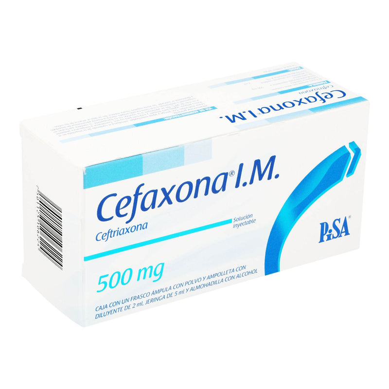 Cefaxona I 500Mg Con 1 Ampulas (Ceftriaxona) - WeCare Pharma