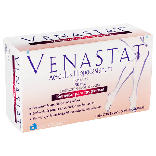 Venastat 50Mg Con 60 Capsulas (Aesculus Hippocastanum) - WeCare Pharma