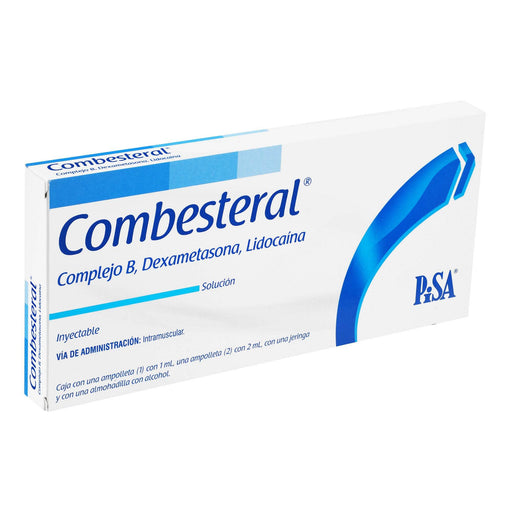 Combesteral Con 1 Ampulas (Complejo B/Lidocaina/Dexametasona) - WeCare Pharma