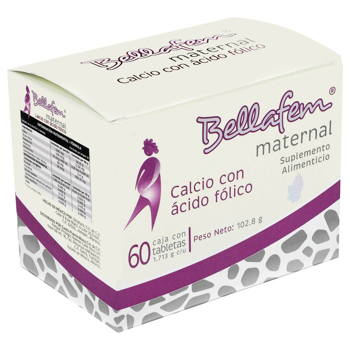 Bellafem Maternal 102.8G Con 60 Tabletas (Suplemento Alimenticio) - WeCare Pharma