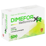 Dimefor Xr 500Mg Con 30 Tabletas (Metformina) - WeCare Pharma