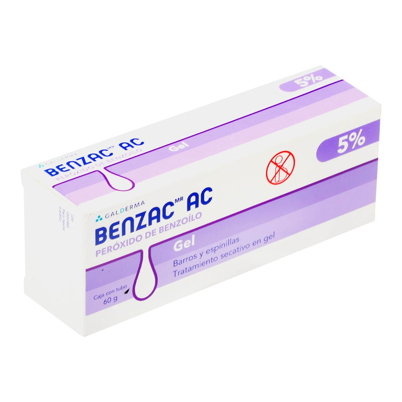 Benzac Ac Gel 5% 60G (Peroxido De Benzoilo) - WeCare Pharma