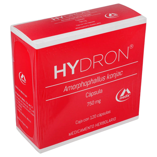 Hydron (Amorphophallus Konjac) Capsulas 750Mg Con 120 - WeCare Pharma