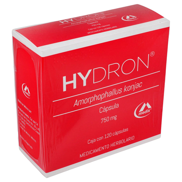 Hydron (Amorphophallus Konjac) Capsulas 750Mg Con 120 - WeCare Pharma