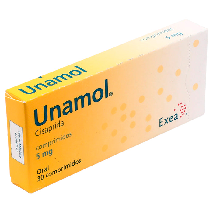 Unamol 5Mg Con 30 Comprimidos (Cisaprida) 2 - 7501314704750