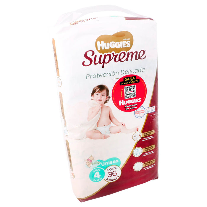 Pañal Huggies Supreme Unisex Etapa 4 Con 36 - WeCare Pharma