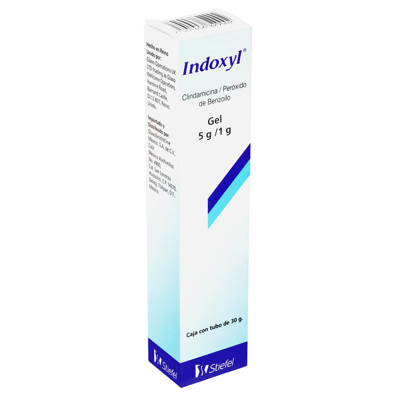 Indoxyl Gel 5G/1G 30G (Clindamcina/Peroxido De Benzoilo) - WeCare Pharma
