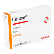 Concor 2.5Mg Con 30 Tabletas (Bisoprolol) - WeCare Pharma