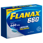 Flanax 660Mg Con 8 Tabletas (Naproxeno) - WeCare Pharma