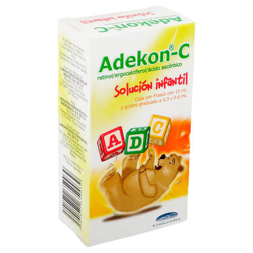 Adekon C Gotas 15Ml (Retinol/Ergocalciferol/Ac Ascorbico) 2 - 7501072350039