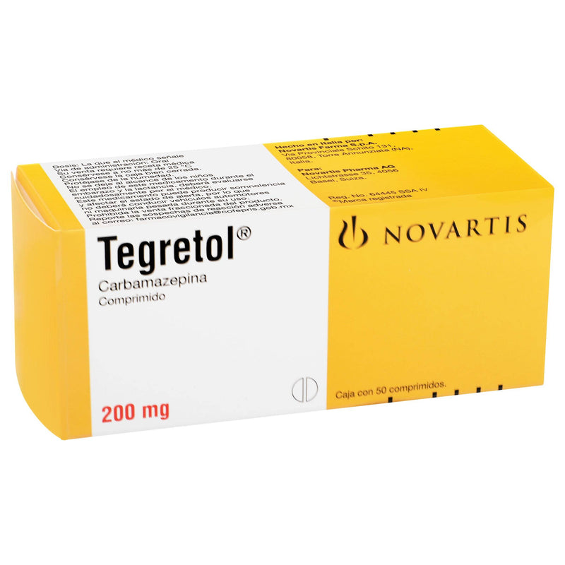 Tegretol 200Mg Con 50 Tabletas (Carbamazepina) - WeCare Pharma