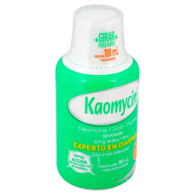 Kaomycin Suspensión 0.71G/20G/1G 180 Ml (Neomicina/Caolin/Pectina) - WeCare Pharma