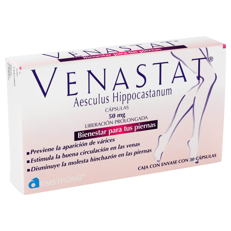 Venastat 50Mg Con 30 Capsulas (Aesculus Hippocastanum) - WeCare Pharma