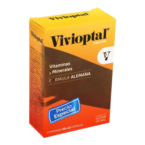 Vivioptal Con 30+15 Capsulas (Vitaminas Y Minerales) - WeCare Pharma
