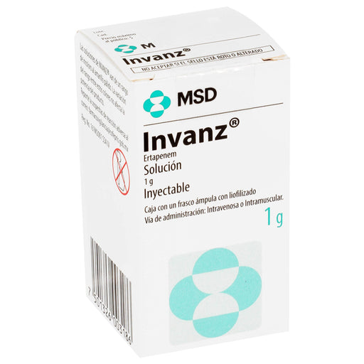 Invanz Frasco 1G Ampulas (Ertapenem) - WeCare Pharma