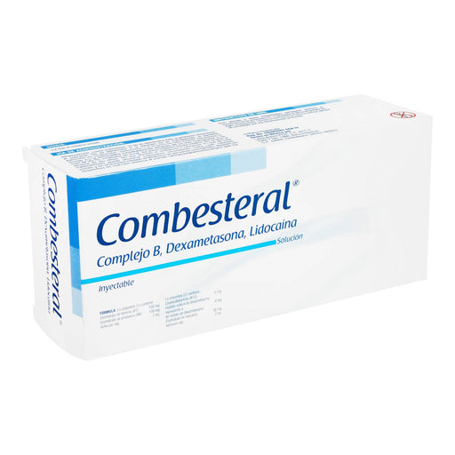Combesteral Con 3 Ampulas (Complejo B/Lidocaina/Dexametasona) - WeCare Pharma