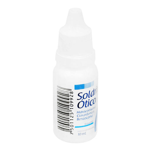 Soldrin Otico Gotas 10Ml (Hidrocortisona/Cloranfenicol/Benzocaina) - WeCare Pharma