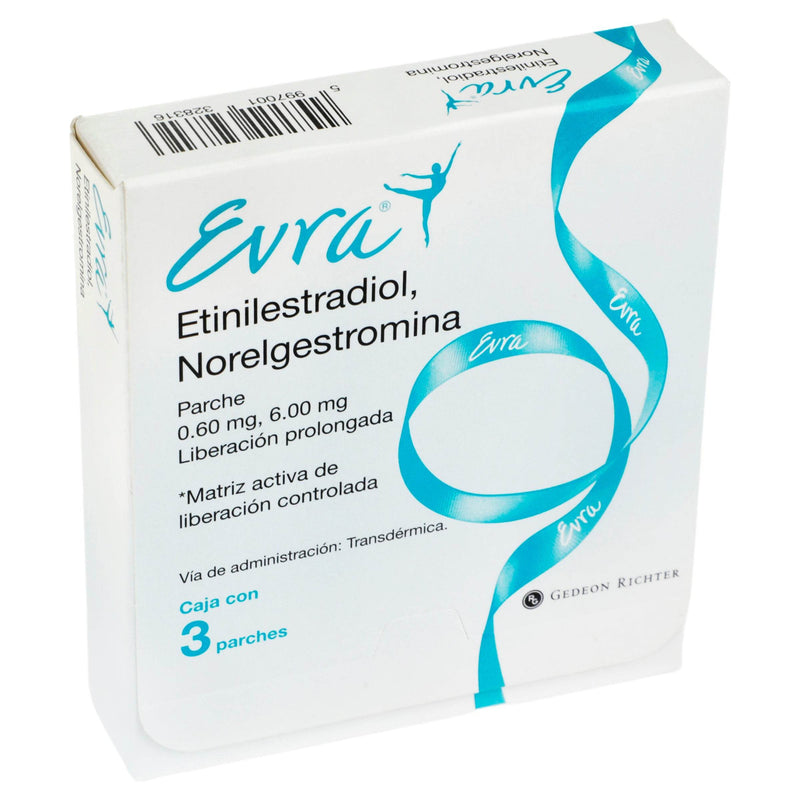 Evra Parche 0.60Mg/6Mg Con 3 (Etinilestradiol/Norelgestromina) - WeCare Pharma
