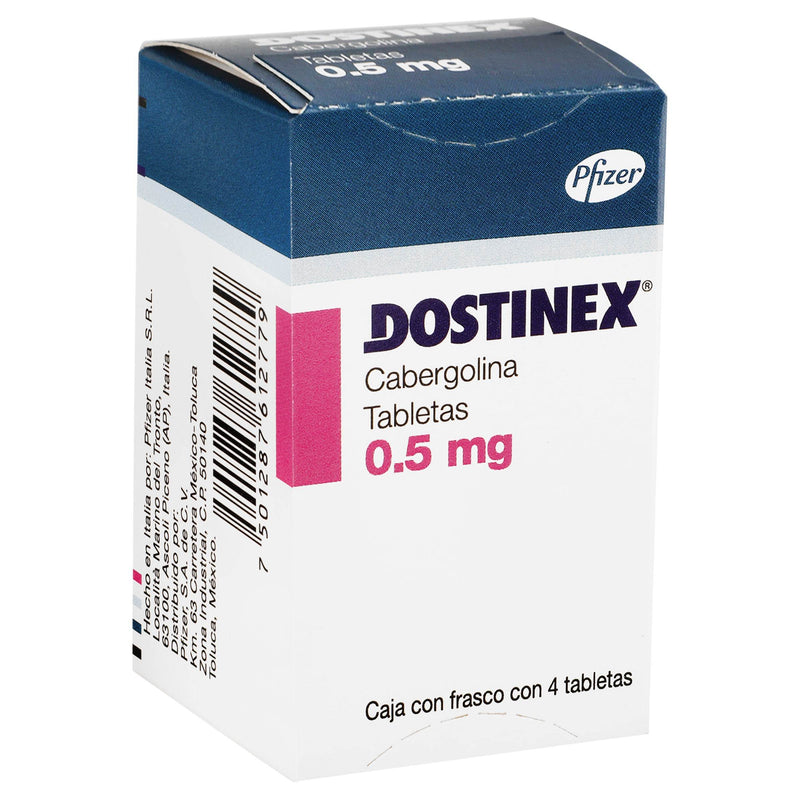Dostinex 0.5Mg Con 4 Tabletas (Cabergolina) - WeCare Pharma