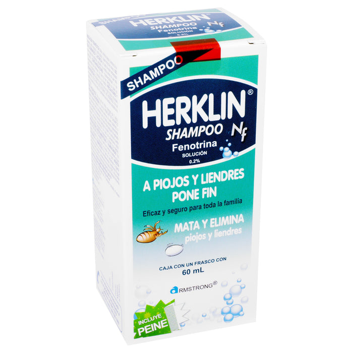 Herklin Shampoo Frasco 60Ml (Fenotrina) 2 - 7501089810021