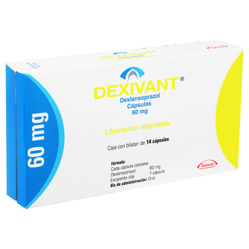 Dexivant 60Mg Con 14 Capsulas (Dexlansoprazol) 2 - 7501092722113