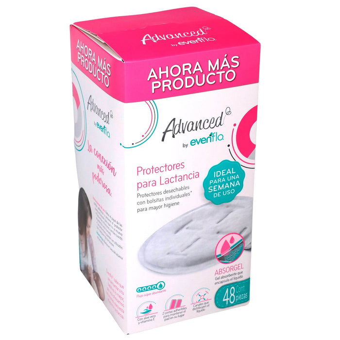 Protectores Lactancia Advanced Evenflo Con 48 - WeCare Pharma