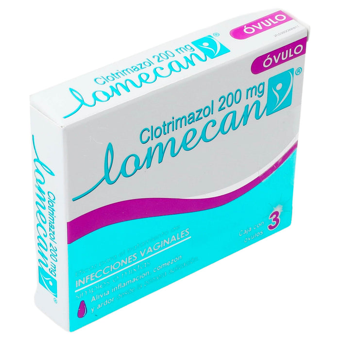 Lomecan Ovulos 200Mg Con 3 (Clotrimazol) - WeCare Pharma