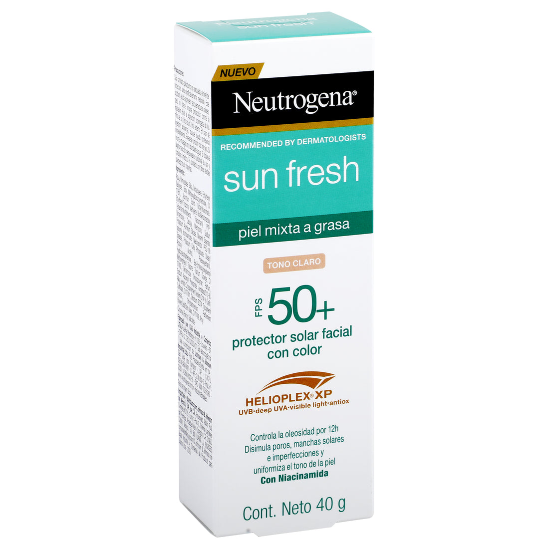 Neutrogena Bloqueador Sun Fresh Fps50+ 40G Tono Light 3 - 7891010253202