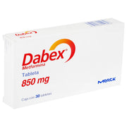 Dabex 850Mg Con 30 Tabletas (Metformina) - WeCare Pharma