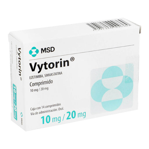 Vytorin 10Mg/20Mg Con 14 Comprimidos (Ezetimiba/Simvastatina) - WeCare Pharma