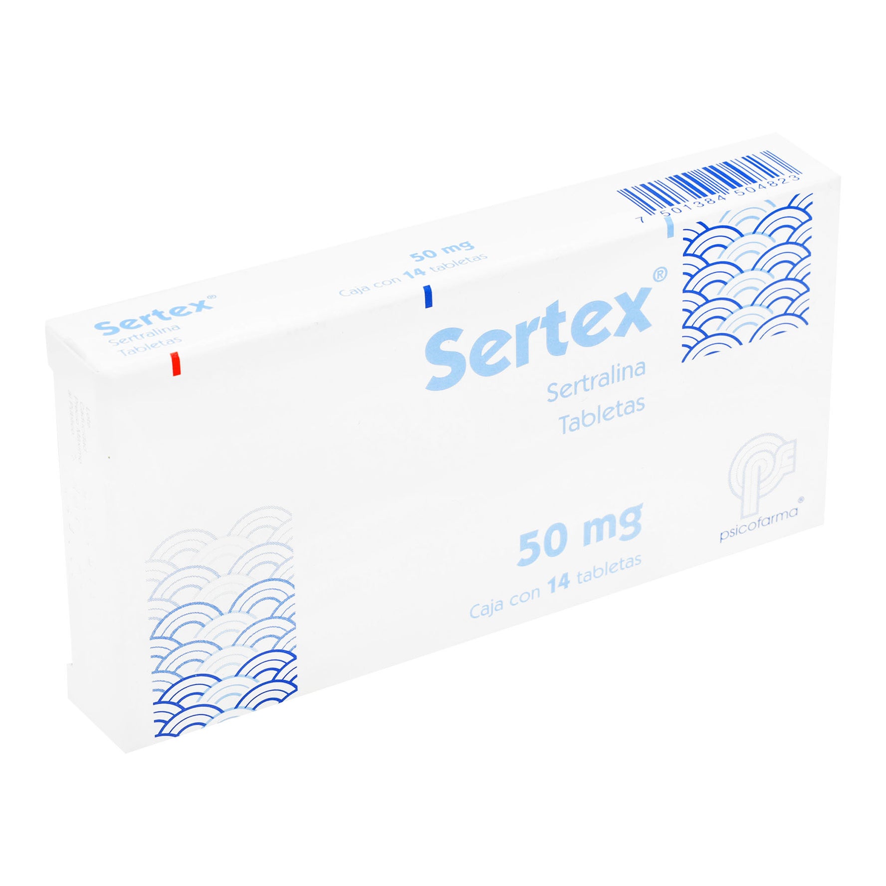 Sertex 50Mg Con 14 Tabletas (Sertralina) 2 - 7501384504823