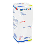 Anerex Solución 115Ml (Tiamina/Piridoxina/Cianocobalamina/Hierro) - WeCare Pharma