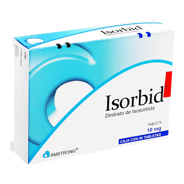 Isorbid 10Mg Con 40 Tabletas (Dinitrato De Isosorbida) - WeCare Pharma