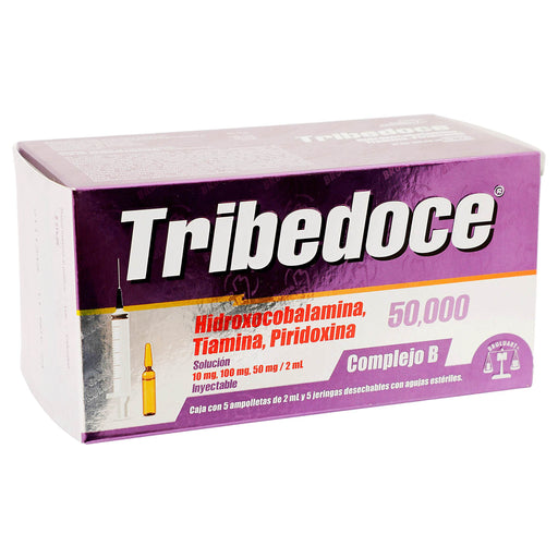 Tribedoce Jeringa 5 000Unid Con 5 (Complejo B) - WeCare Pharma