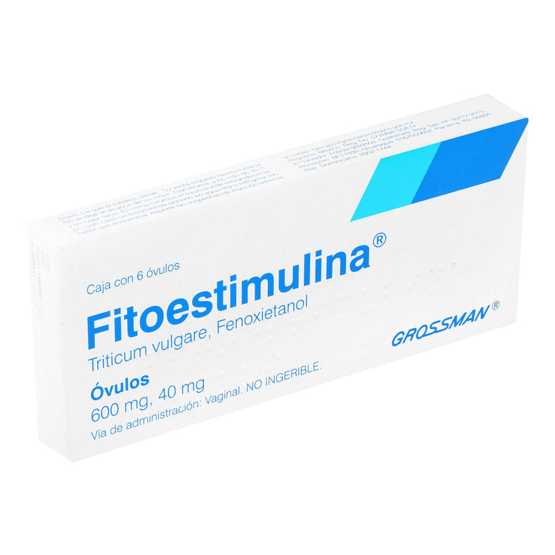 Fitoestimulina Ovulos 600Mg/40Mg Con 6 (Triticum Vulgare/Fenoxietanol) - WeCare Pharma