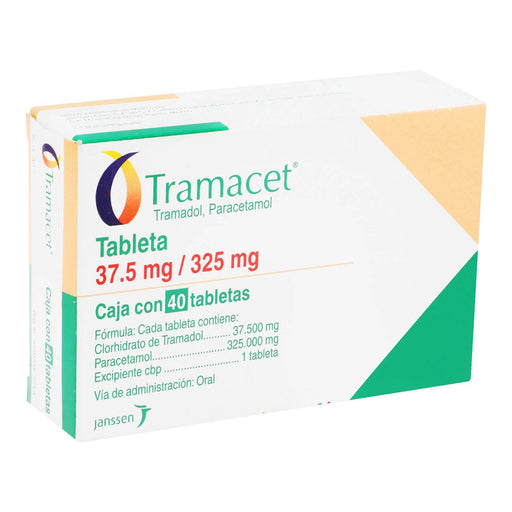 Tramacet 37.5Mg/325Mg Con 40 Tabletas (Tramadol/Paracetamol) - WeCare Pharma