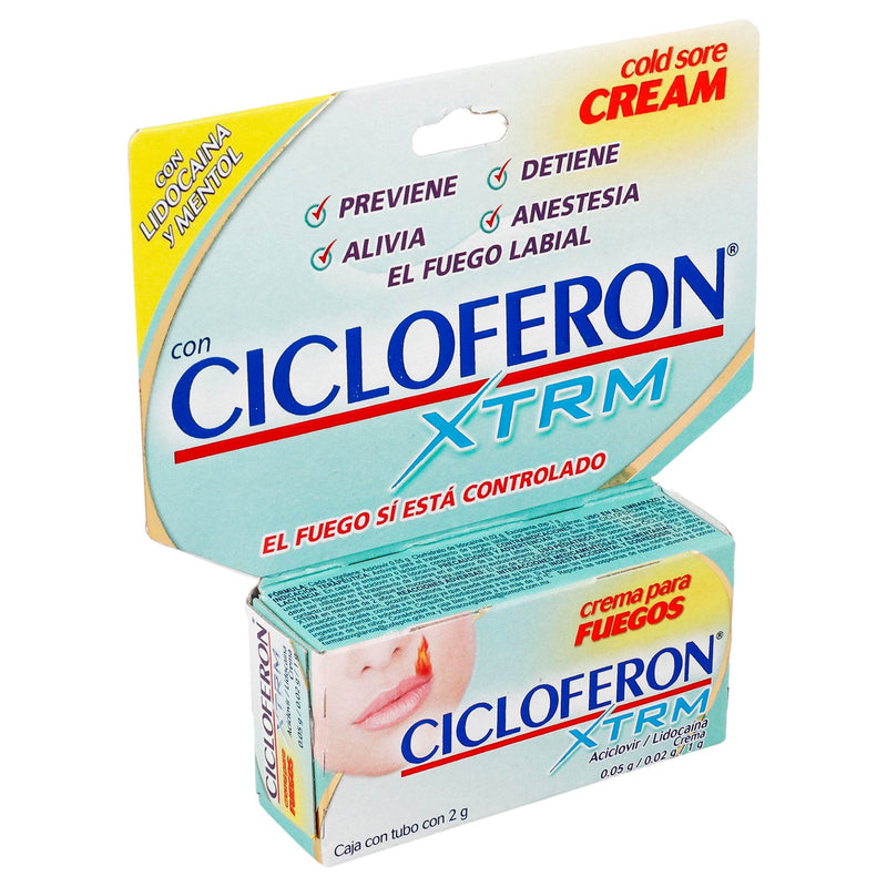 Cicloferon Xtrm Crema 2G (Aciclovir/Lidocaina) - WeCare Pharma