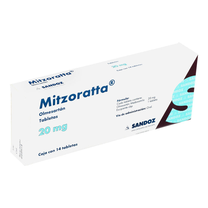 Mitzoratta 20Mg Con 14 Tabletas (Olmesartan) - WeCare Pharma