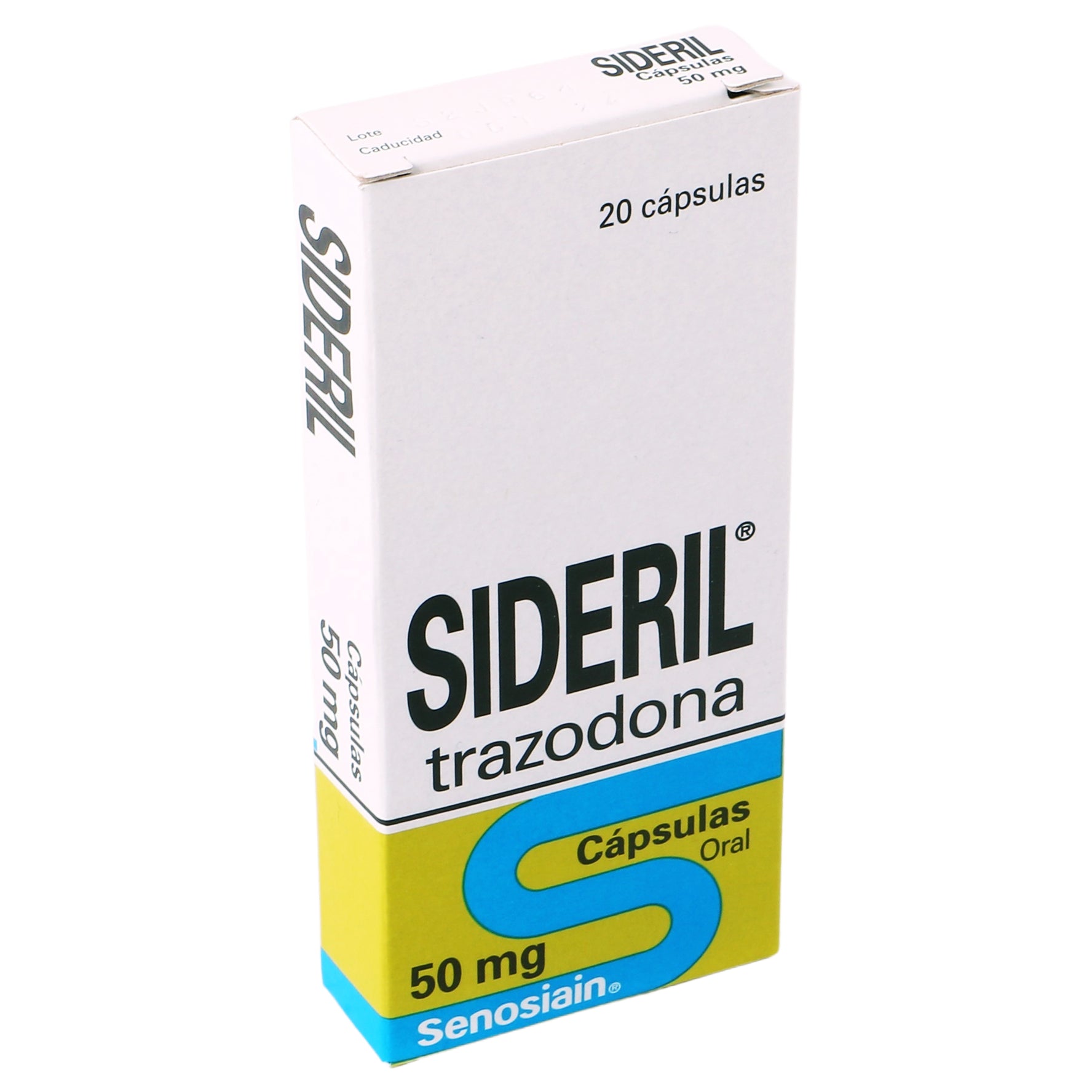 Sideril 50Mg Con 20 Capsulas (Trazodona) 2 - 7501314705221