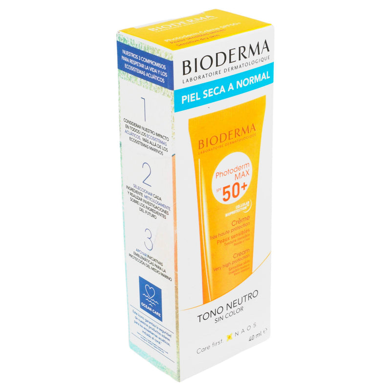 Bioderma Photoderm Max Crema Neutro Sin Color Fps50 40Ml - WeCare Pharma