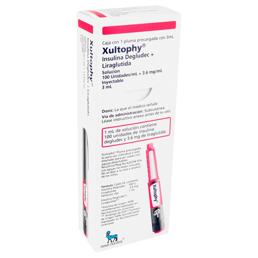 Xultophy Pluma 3.6Mg/Ml 3Ml Con 1 (Insulina Degludec/Liraglutida) - WeCare Pharma