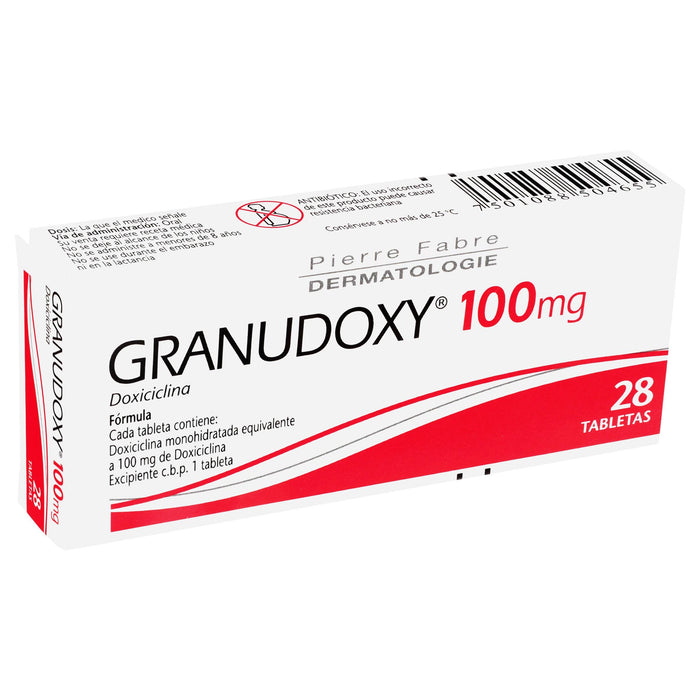 Granudoxy 100Mg Con 28 Tabletas (Doxiciclina) - WeCare Pharma
