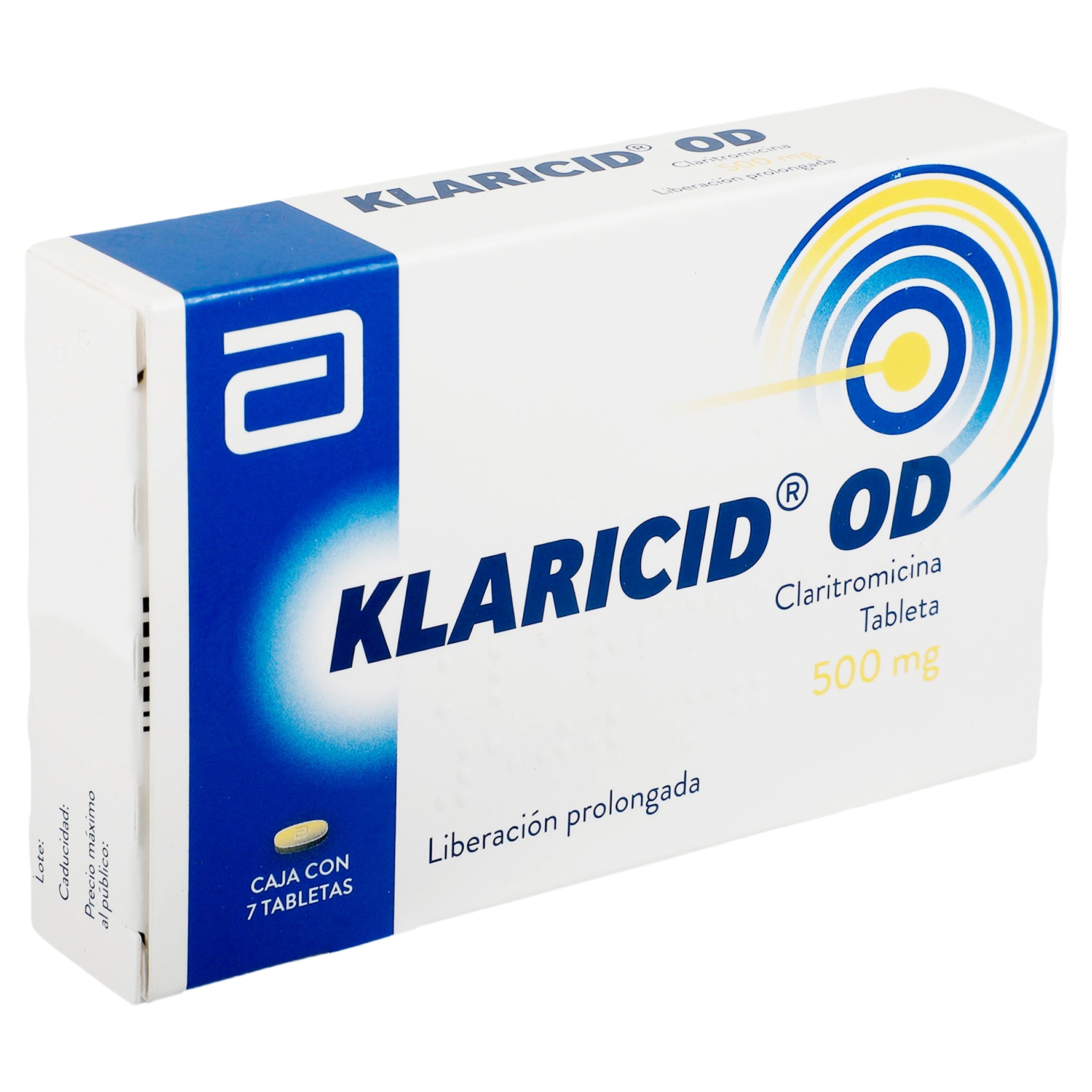 Klaricid Od 500Mg Con 7 Capsulas (Claritromicina) 2 - 7501033953187