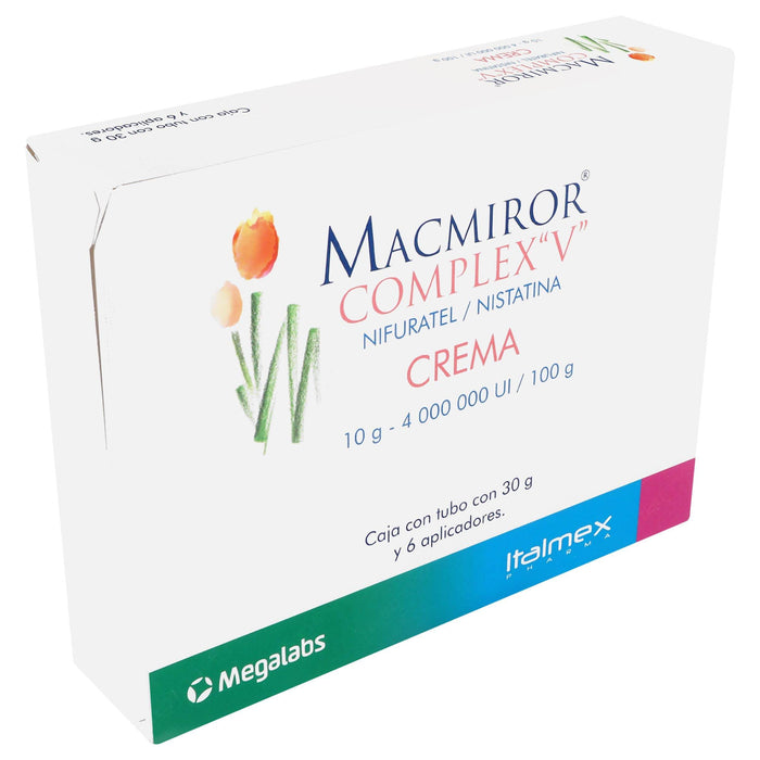 Macmiror Complex V (Nifuratel/Nistatina) Crema 10G/4000000Ui/100G - WeCare Pharma