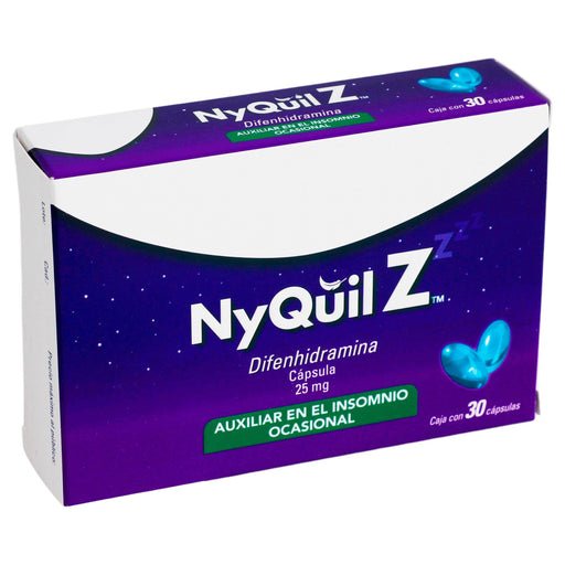Nyquil Z 25Mg Con 30 Capsulas (Difenhidramina) - WeCare Pharma